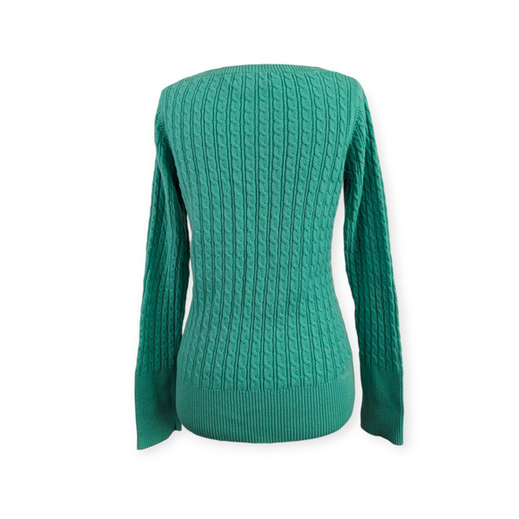 Eddie Bauer Women's Henley Scoop Neck Collar Sweater Sz S - Picture 3 of 10